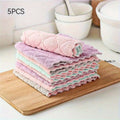 5-Pack Super Absorbent Kitchen/bathroom Cleaning Towels