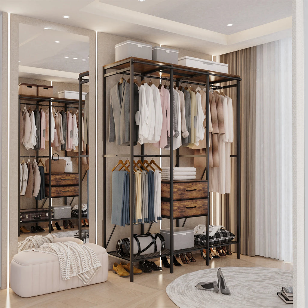 Industrial Open Wardrobe Stand