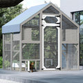 71"H Outdoor Cat Enclosure/Weatherproof Roof