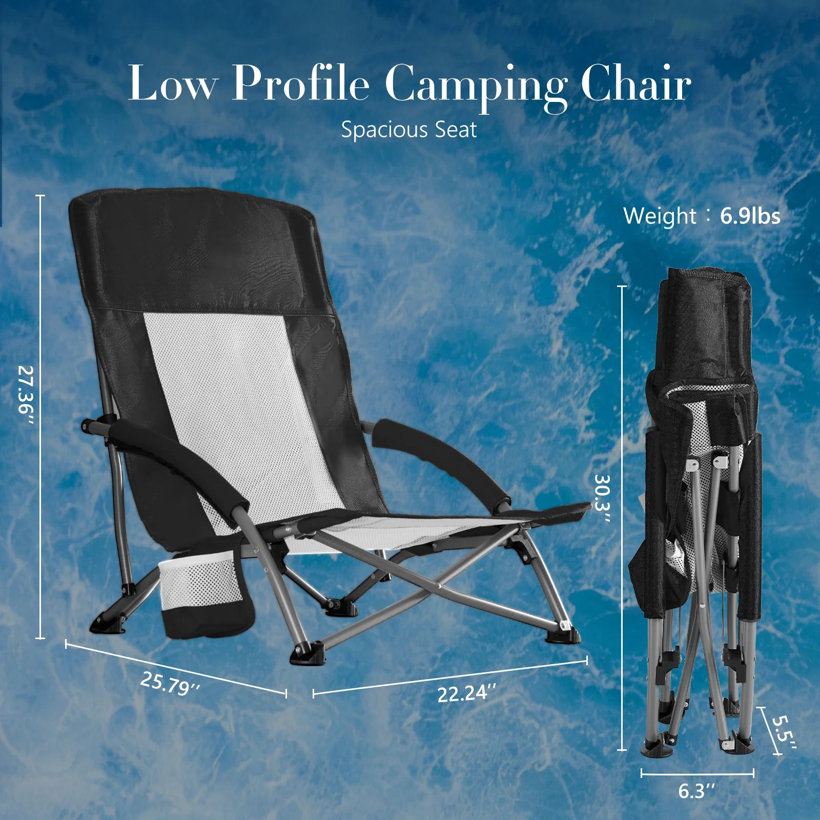 Low Beach Camping Chair