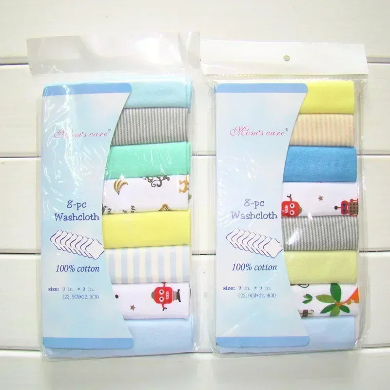 5/8 Pcs Cotton Newborn Baby Towels