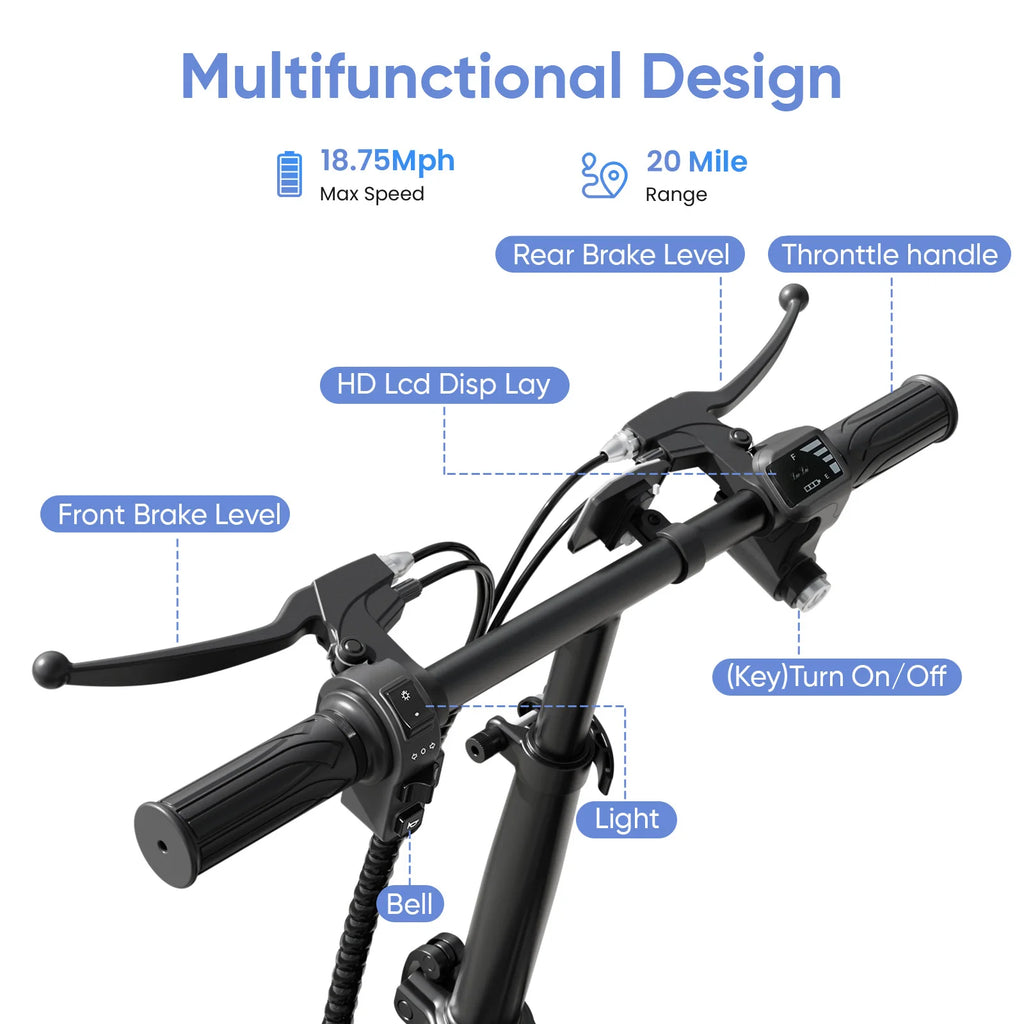48V Electric Scooter with Large Pet Basket, Foldable