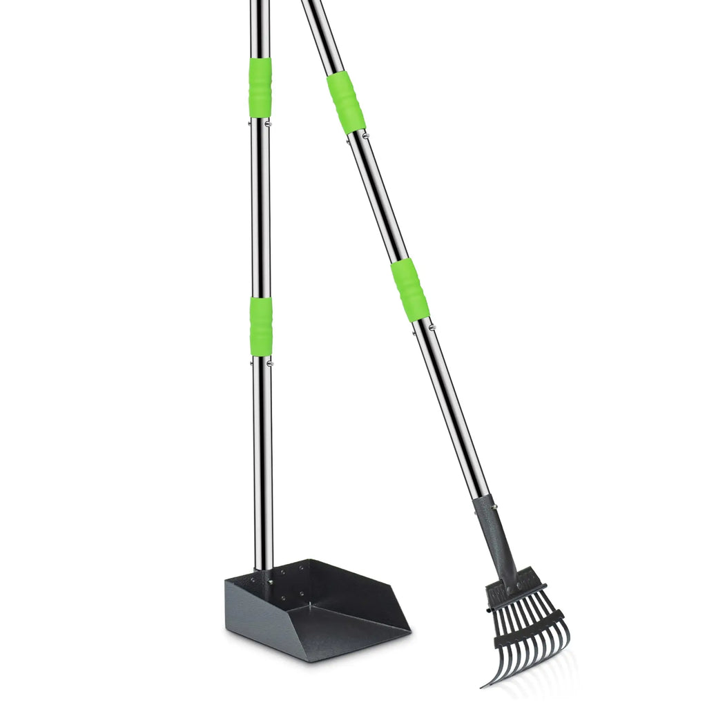 Dog Poop Tray and Rake Set