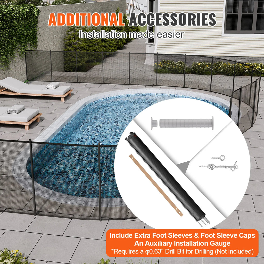 Removable Child/Pet Safety Pool Fencing