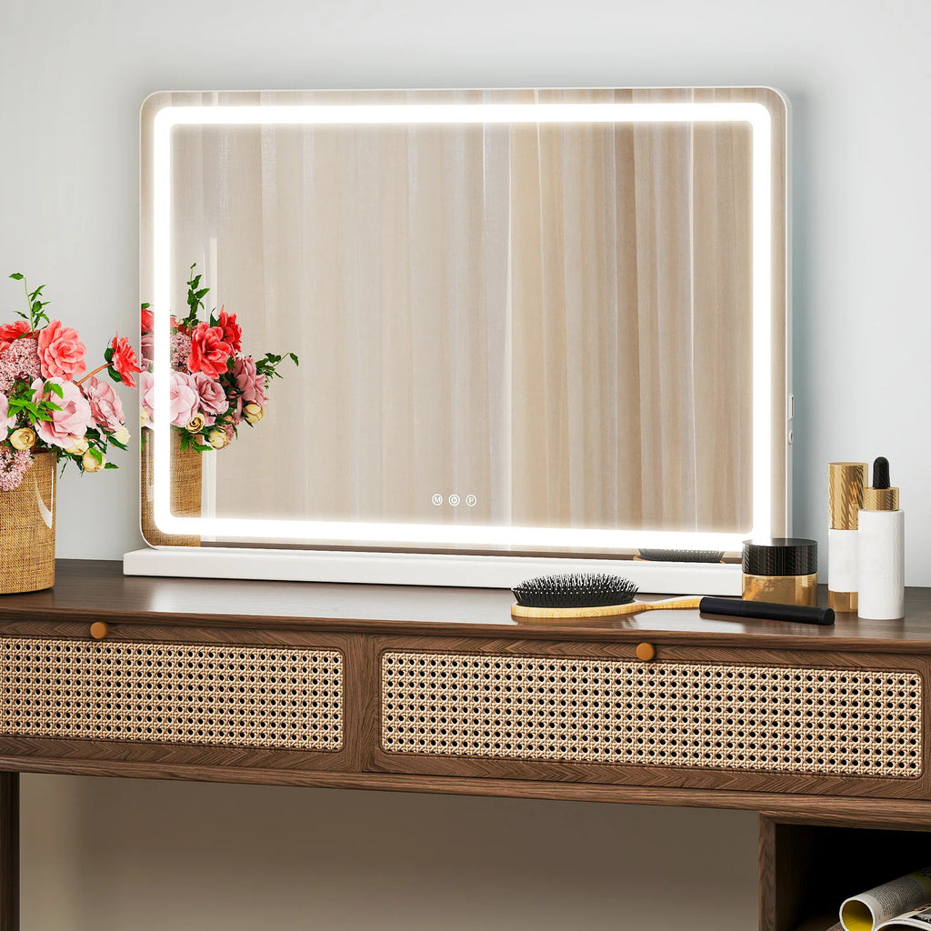 LED Mirror with Dimmable Lights