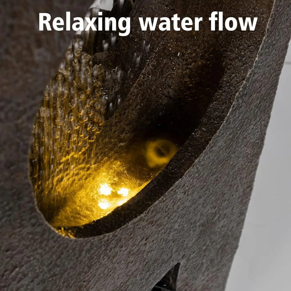 Buddha LED Waterfall Fountain