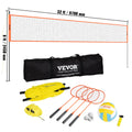 Outdoor Volleyball & Badminton Set