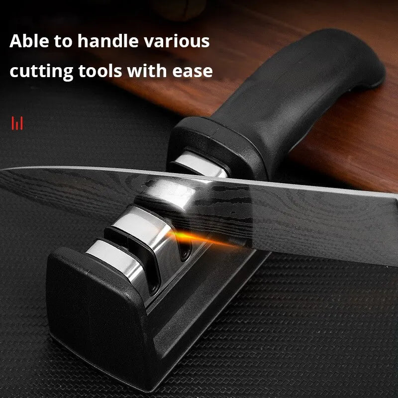 1Pc Hand Held Three Purpose Sharpening Stone