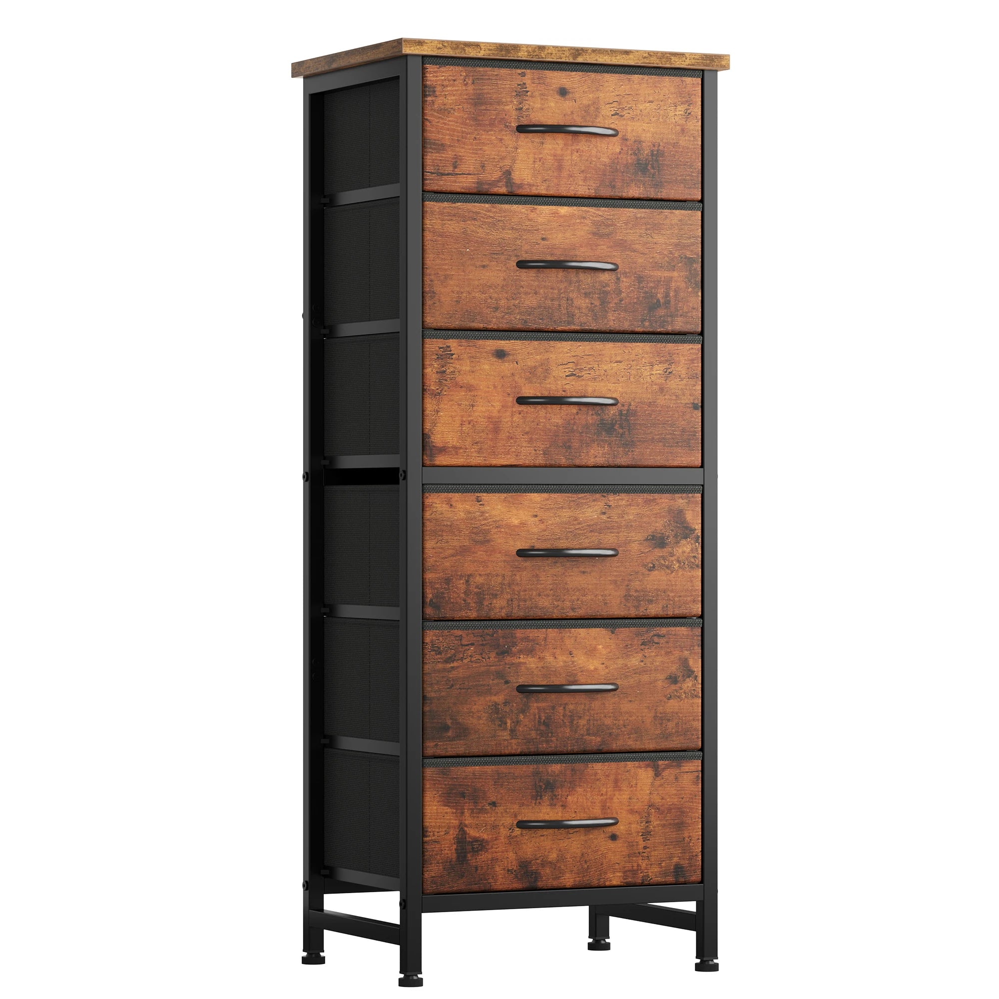 Tall 6 Fabric Drawer Dresser