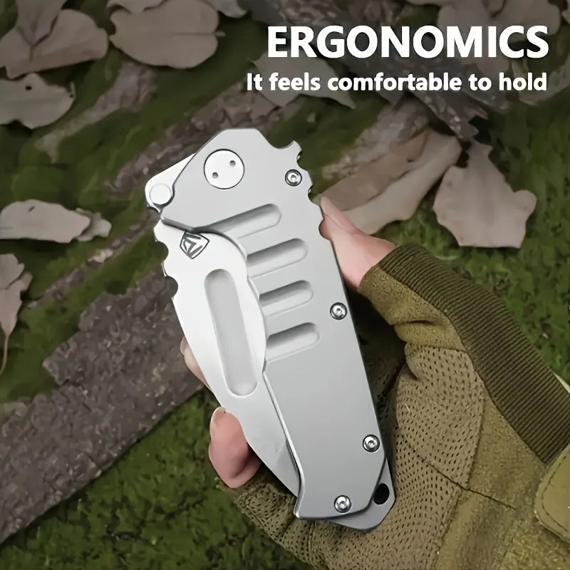 Folding tactical knife