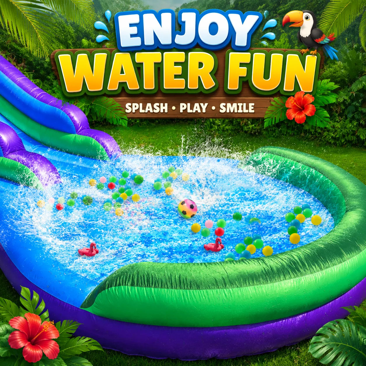 Tropical Rainforest Water Slide
