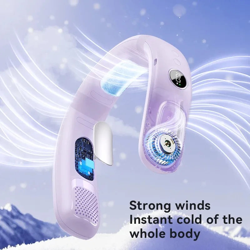 Cooling 5-Speed Bladeless Neck Fan, USB