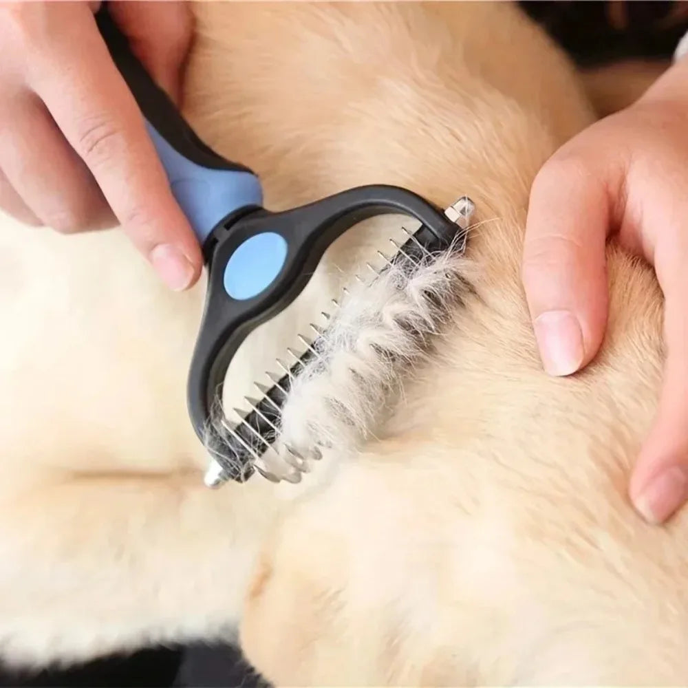 Stainless Steel Pet Grooming Brush Dog, Cat Hair