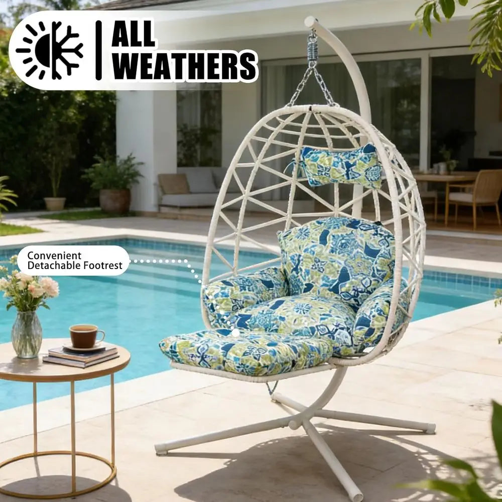 Hanging Egg Chair with Stand