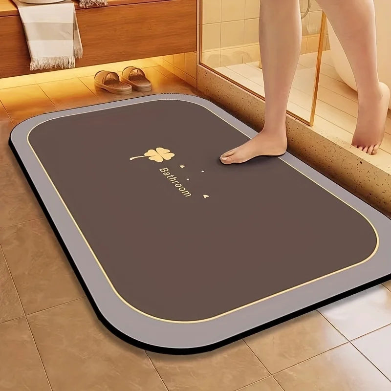 1pc Non-slip Floor Mat for Kitchen/Bath/Pet Feeding