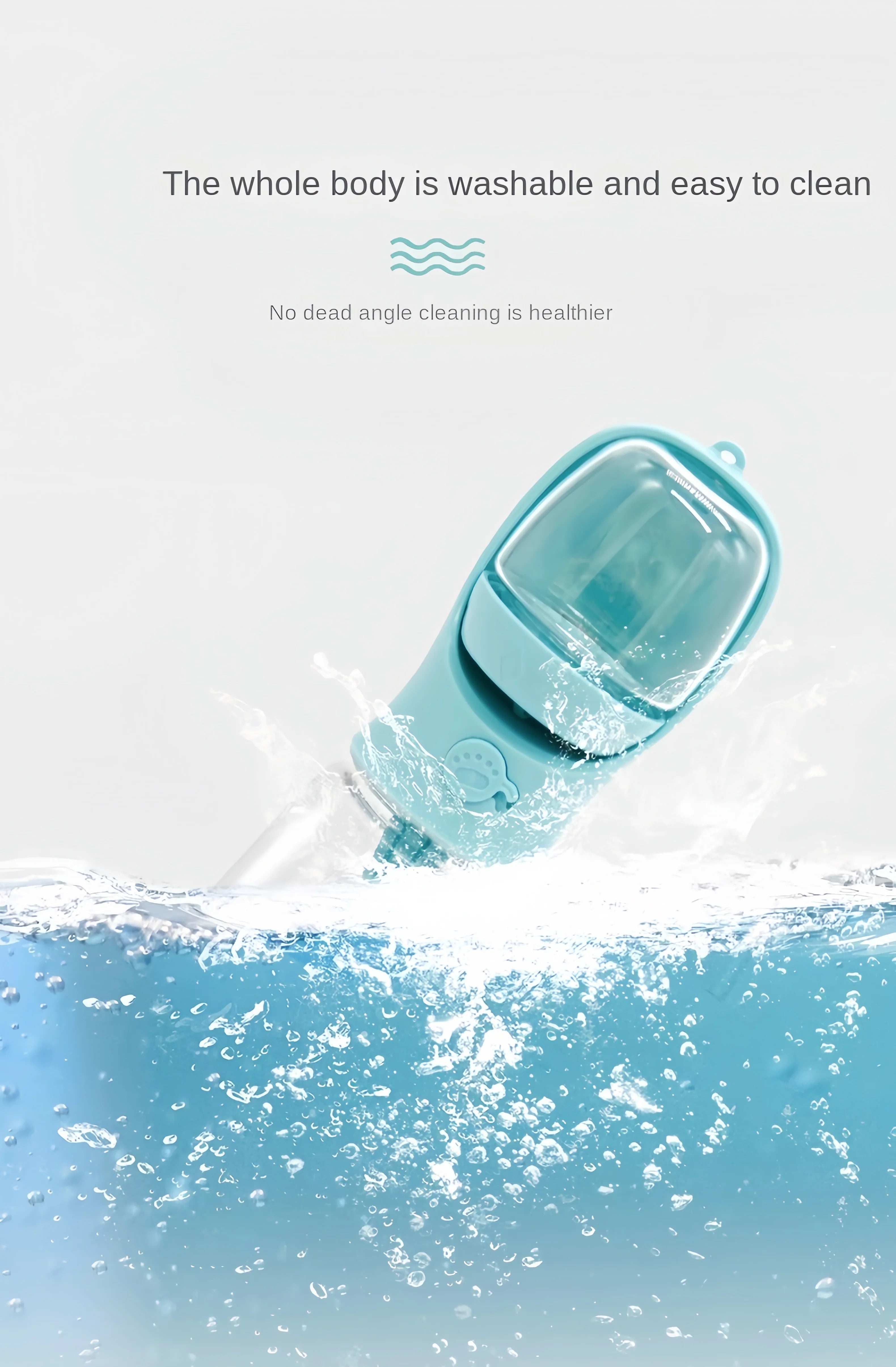 Portable Pet Water/Food Bottle with Storage