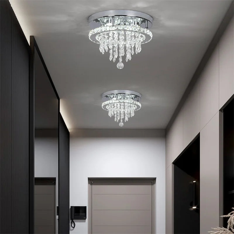 Luxury Crystal LED Ceiling Lamp, Chandelier