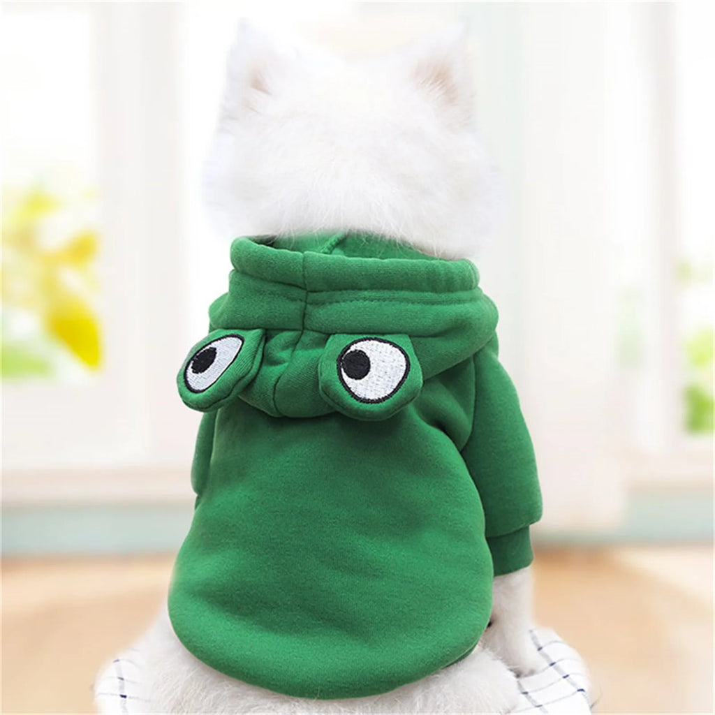 Dog Frog Hoodie Sweater Coat