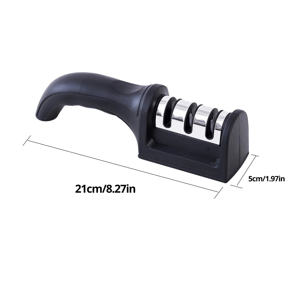 1Pc Hand Held Three Purpose Sharpening Stone