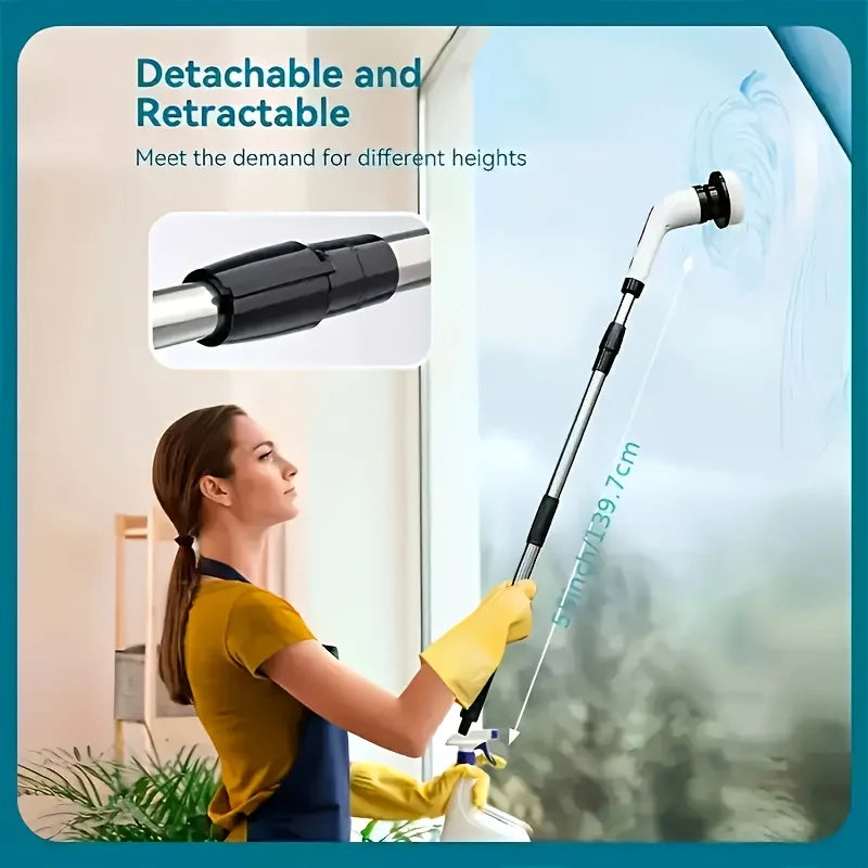 Electric Spin Scrubber, Cordless/Rechargeable