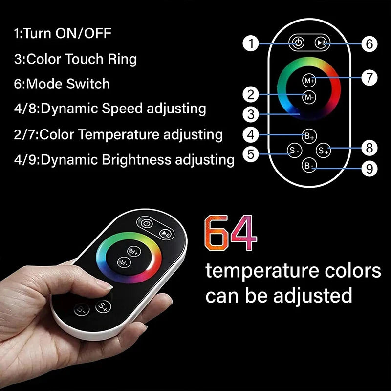 Ceiling Shower Head with LED Lights