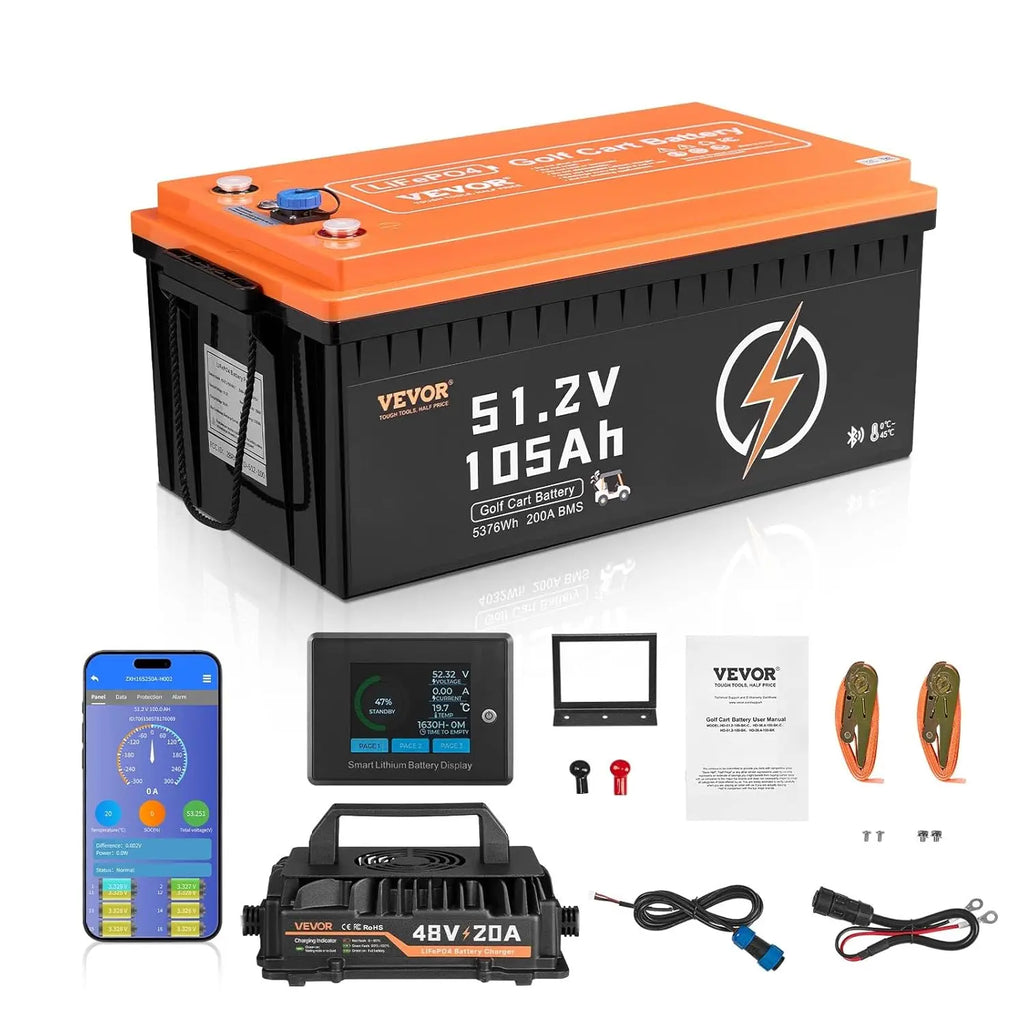 48V 105Ah Golf Cart Lithium Battery