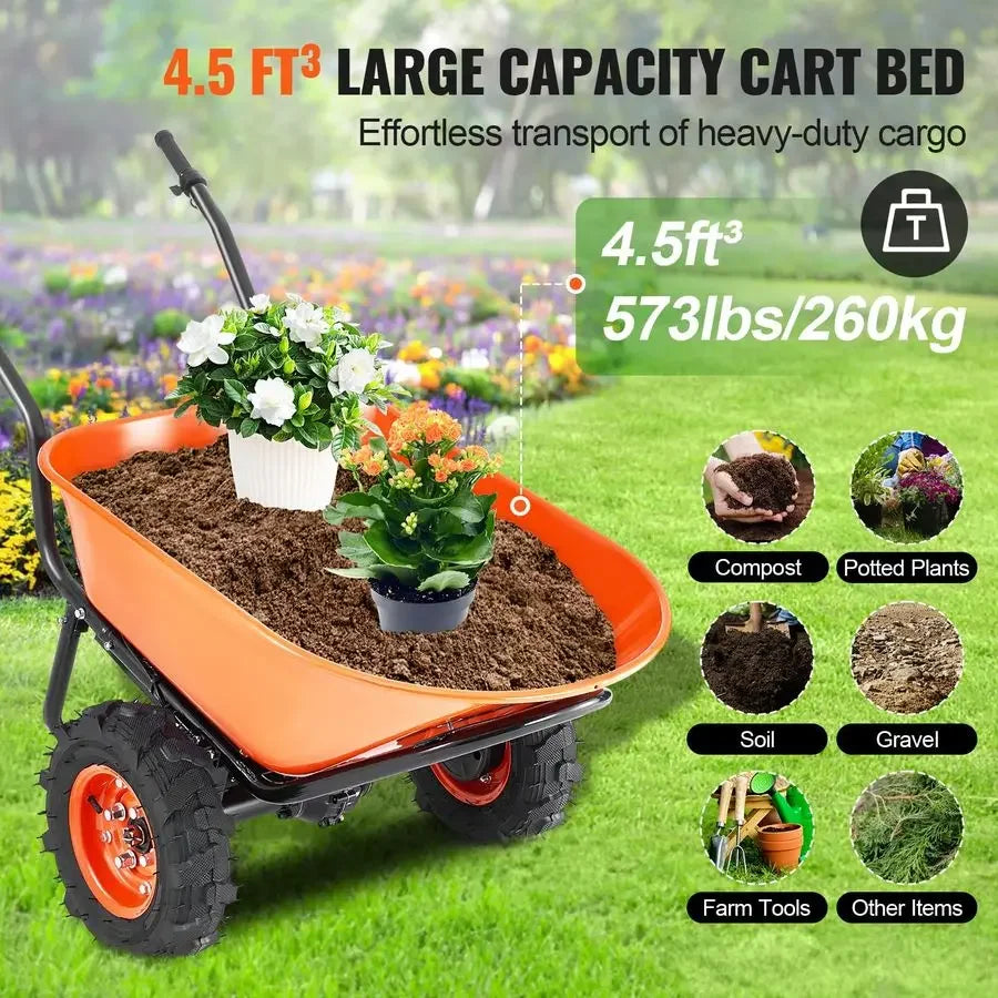 Electric Wheelbarrow Cart