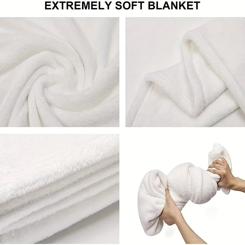Soft Velvet Lightweight All-Season Throw Blanket
