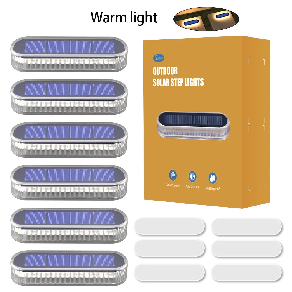 4 Pack Solar Deck Lights