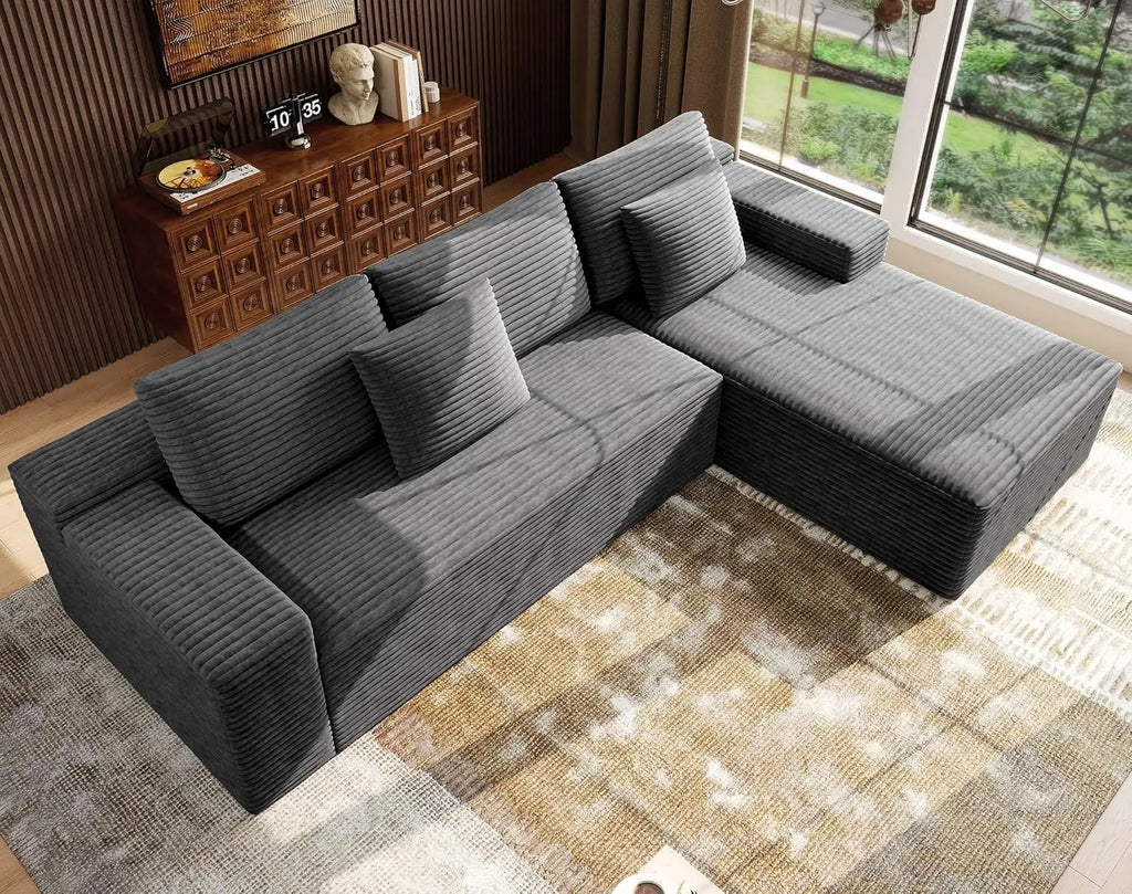 Deep Seat Oversized Modular Sectional Sofa