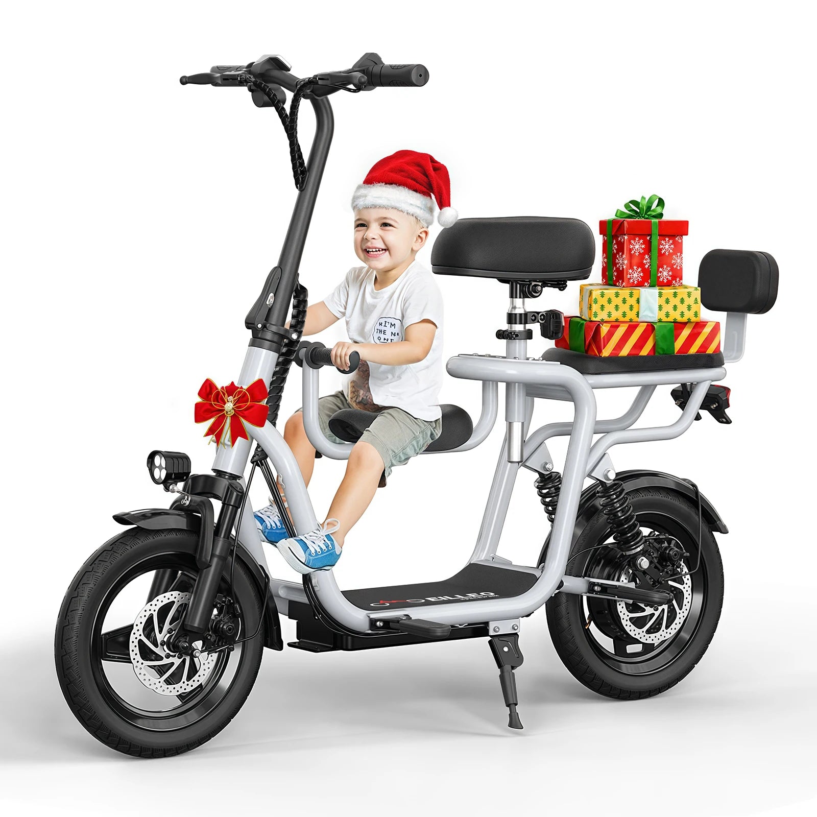 Electric Scooter with Adjustable Seat