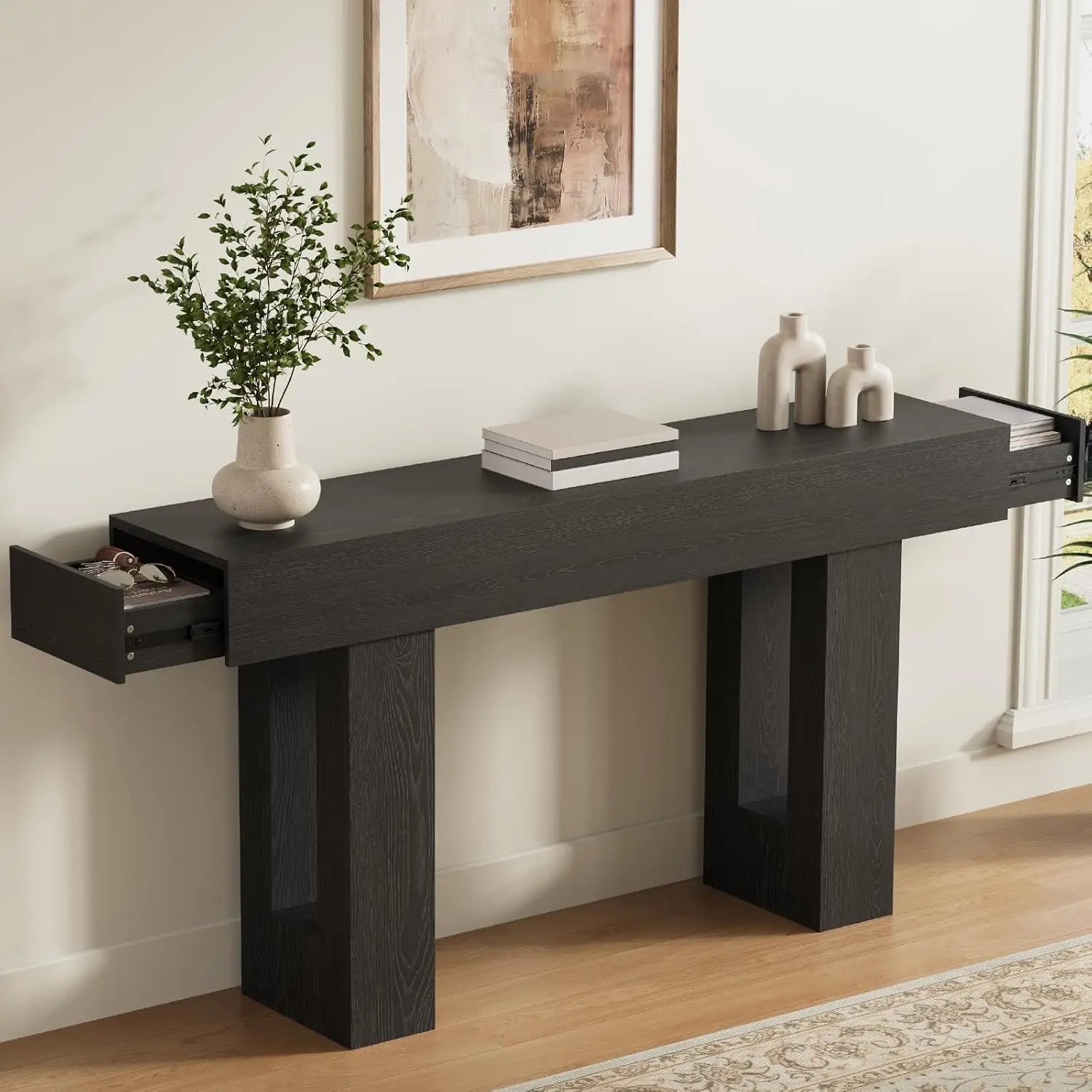 Console Table with Drawers