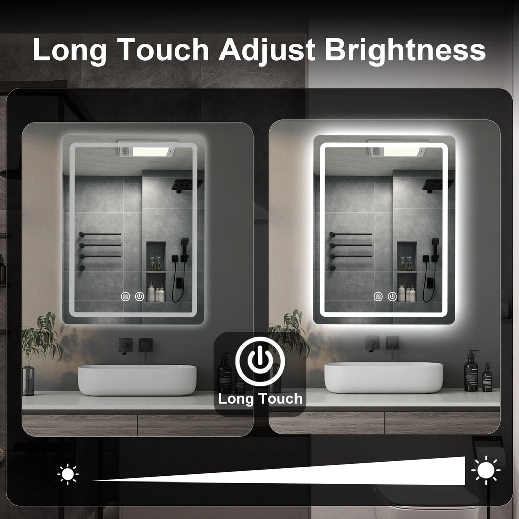 20x28 inch LED Bathroom Mirror with Backlit Lights