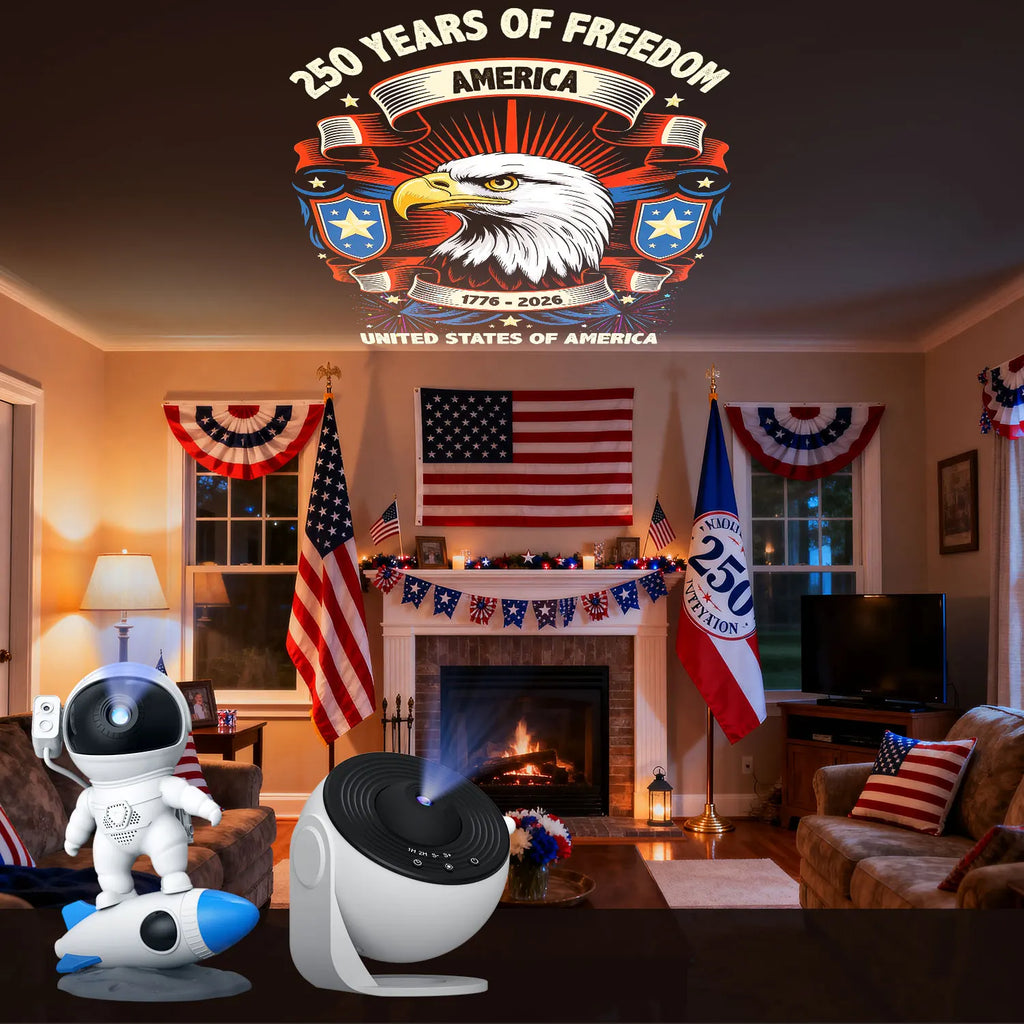 19-in-1 Galaxy Projector, 360° Rotate, LED Star Projector