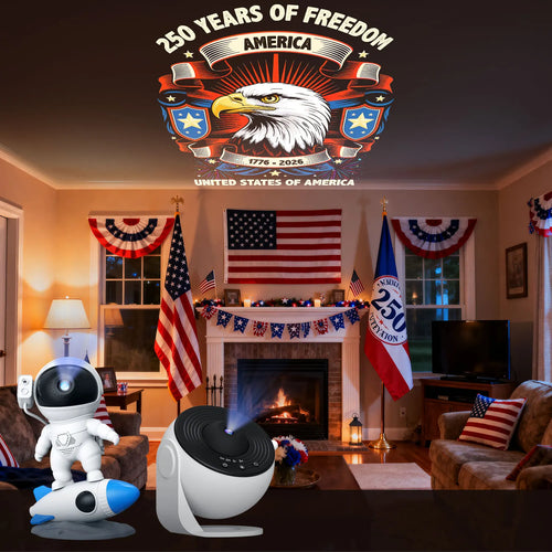 19-in-1 Galaxy Projector, 360° Rotate, LED Star Projector