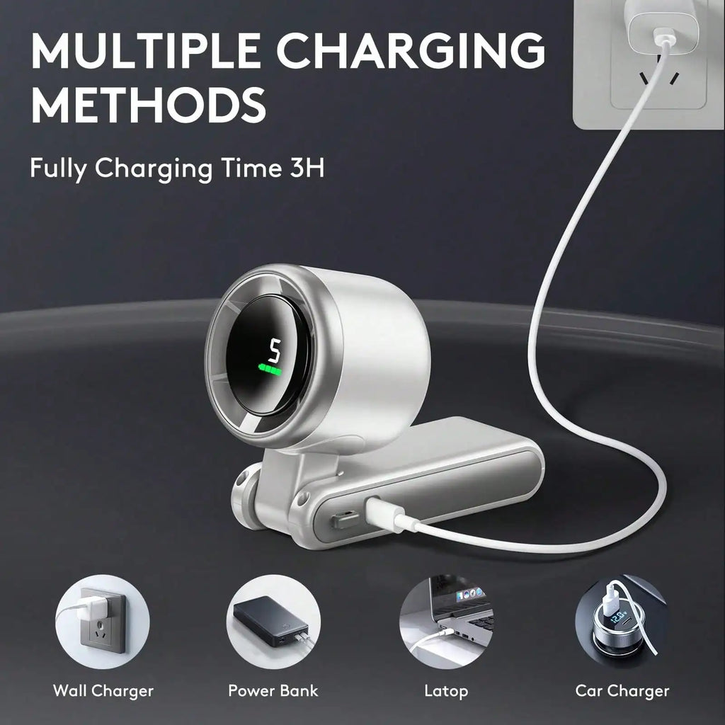 Portable Handheld Fan, 5 Gear Wind, USB