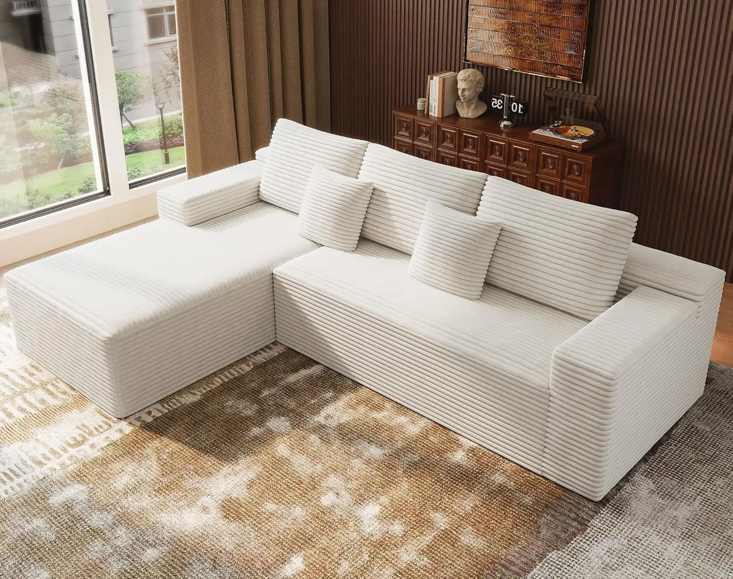 Deep Seat Oversized Modular Sectional Sofa