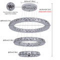 French Crystal Chandeliers Led Ceiling lamp