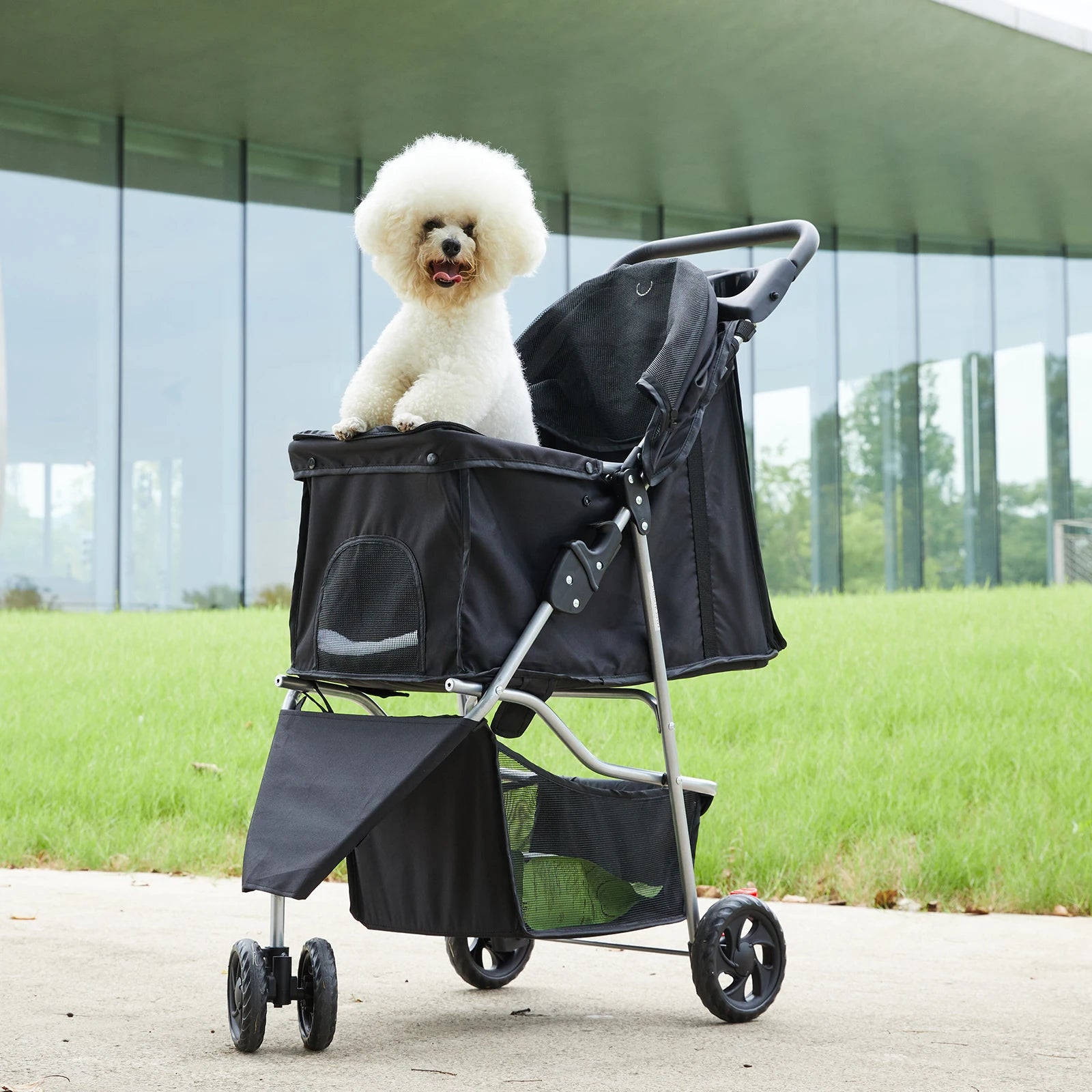3 Wheeled Foldable Pet Stroller