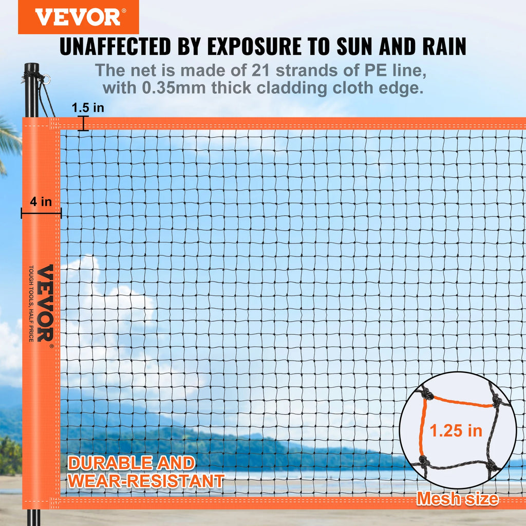 Outdoor Volleyball & Badminton Set