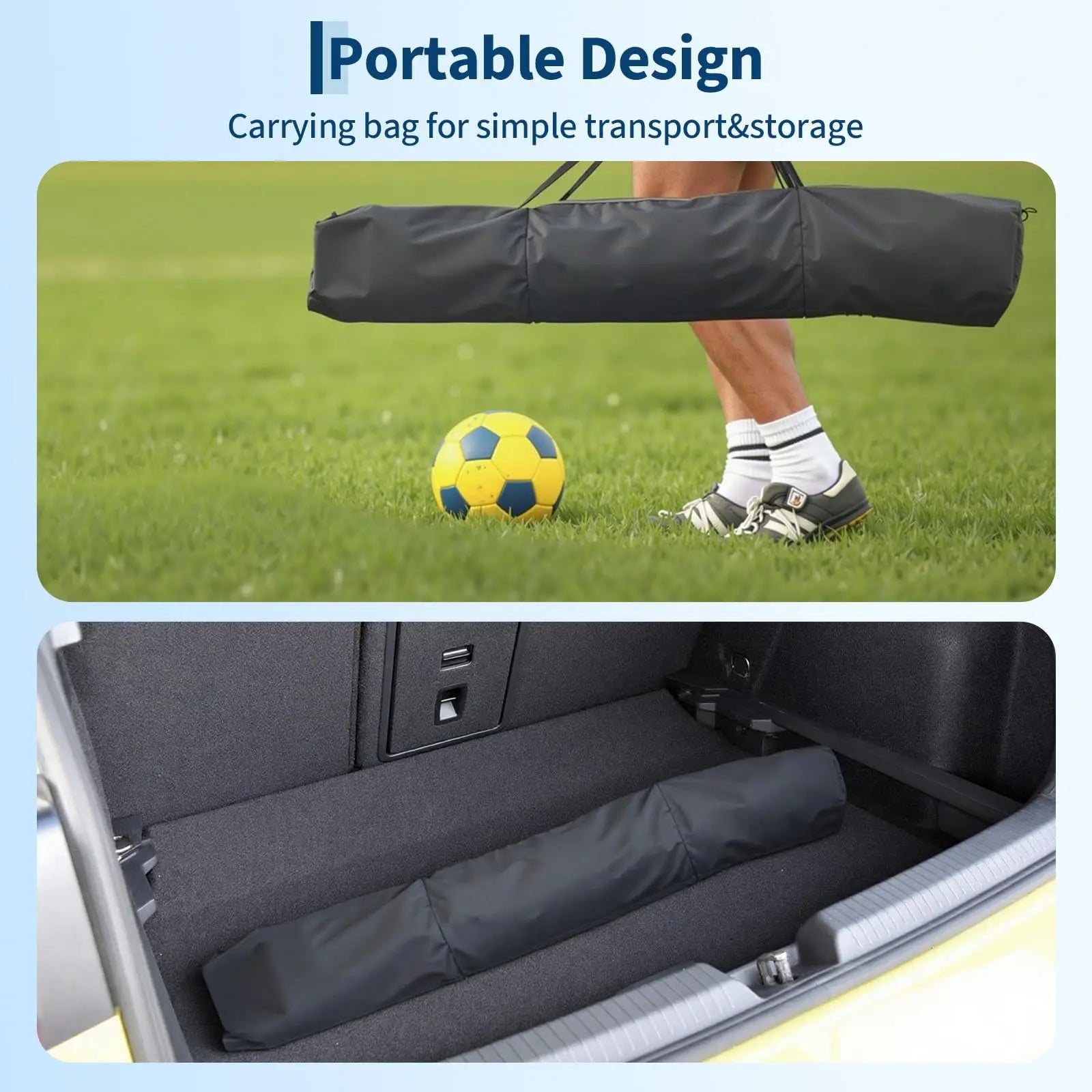 12x6ft Portable Soccer Goal with Bag