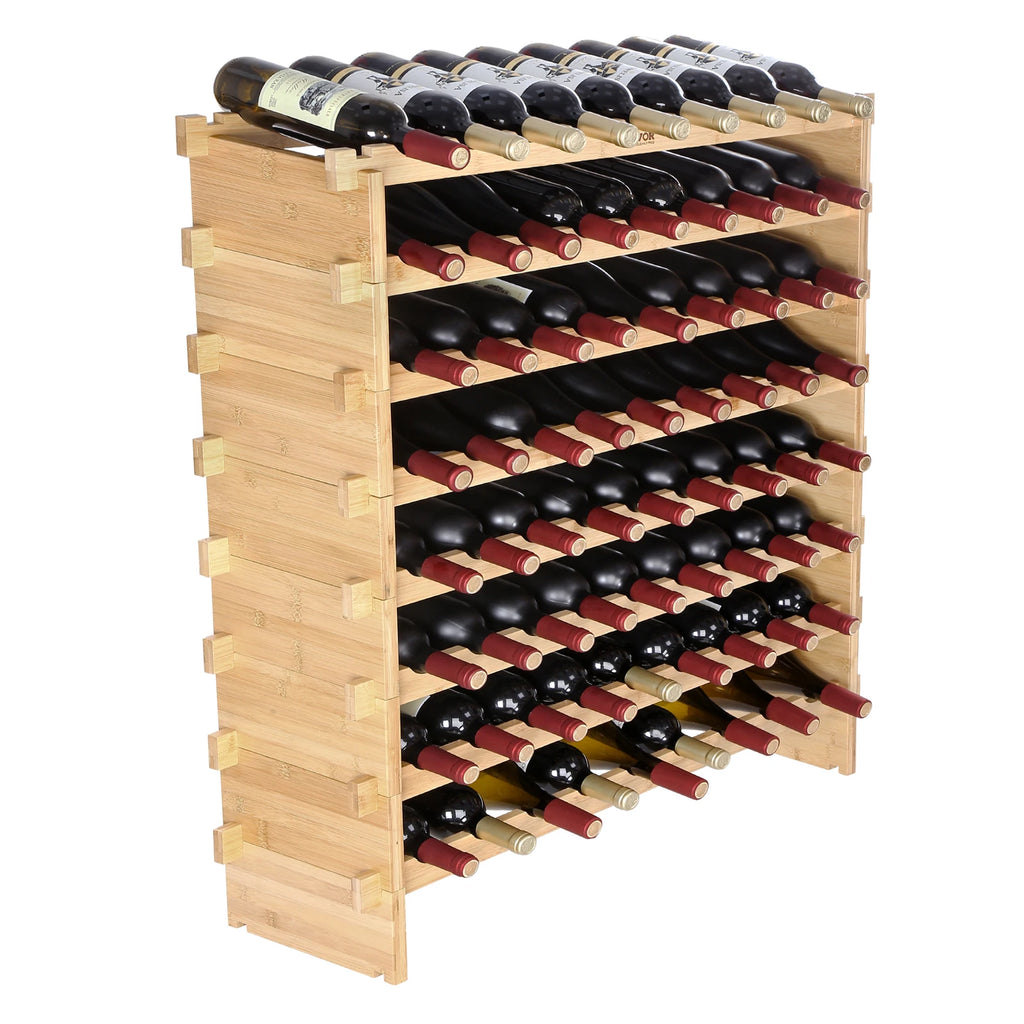 48/72 Bottle Stackable Wine Rack
