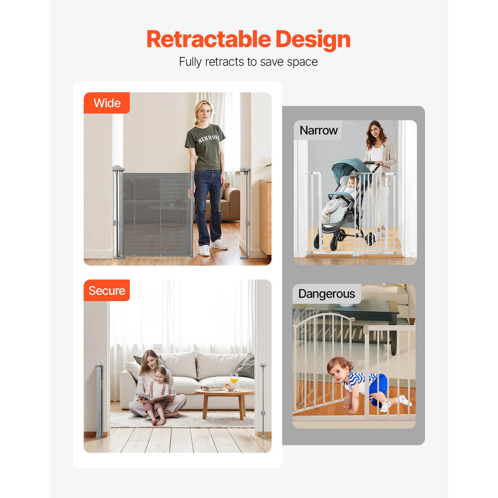 Retractable Gate for Pets/Kids
