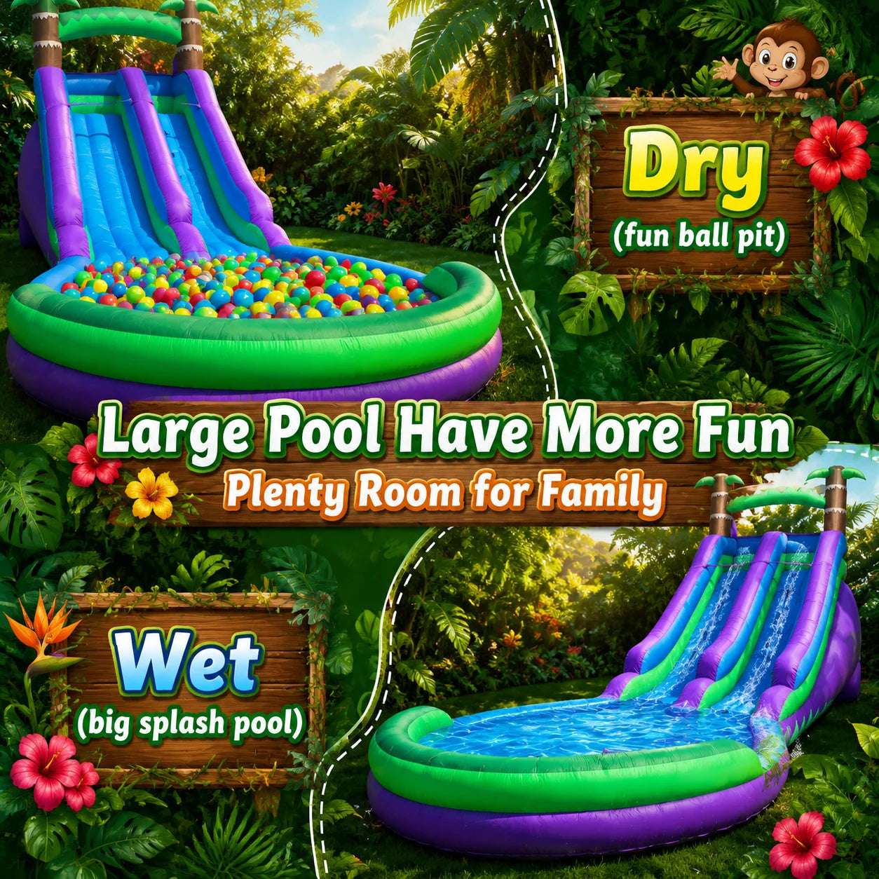 Tropical Rainforest Water Slide