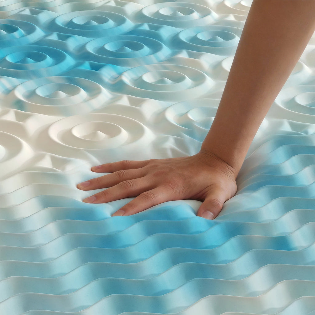 Cooling Gel Memory Foam Mattress Topper