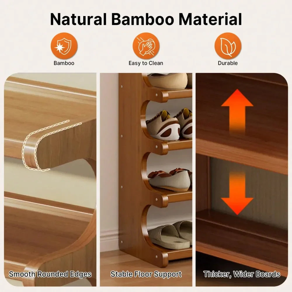 Multi-Layer Entrance Shoe Rack