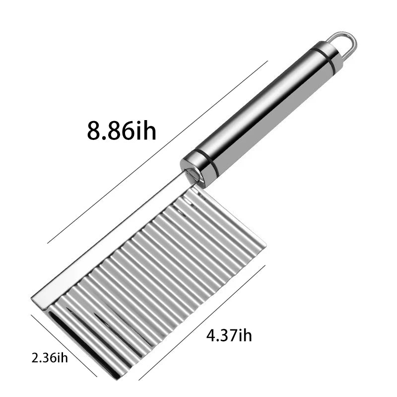 Stainless steel Crinkle Vegetable/French Fry Cutter