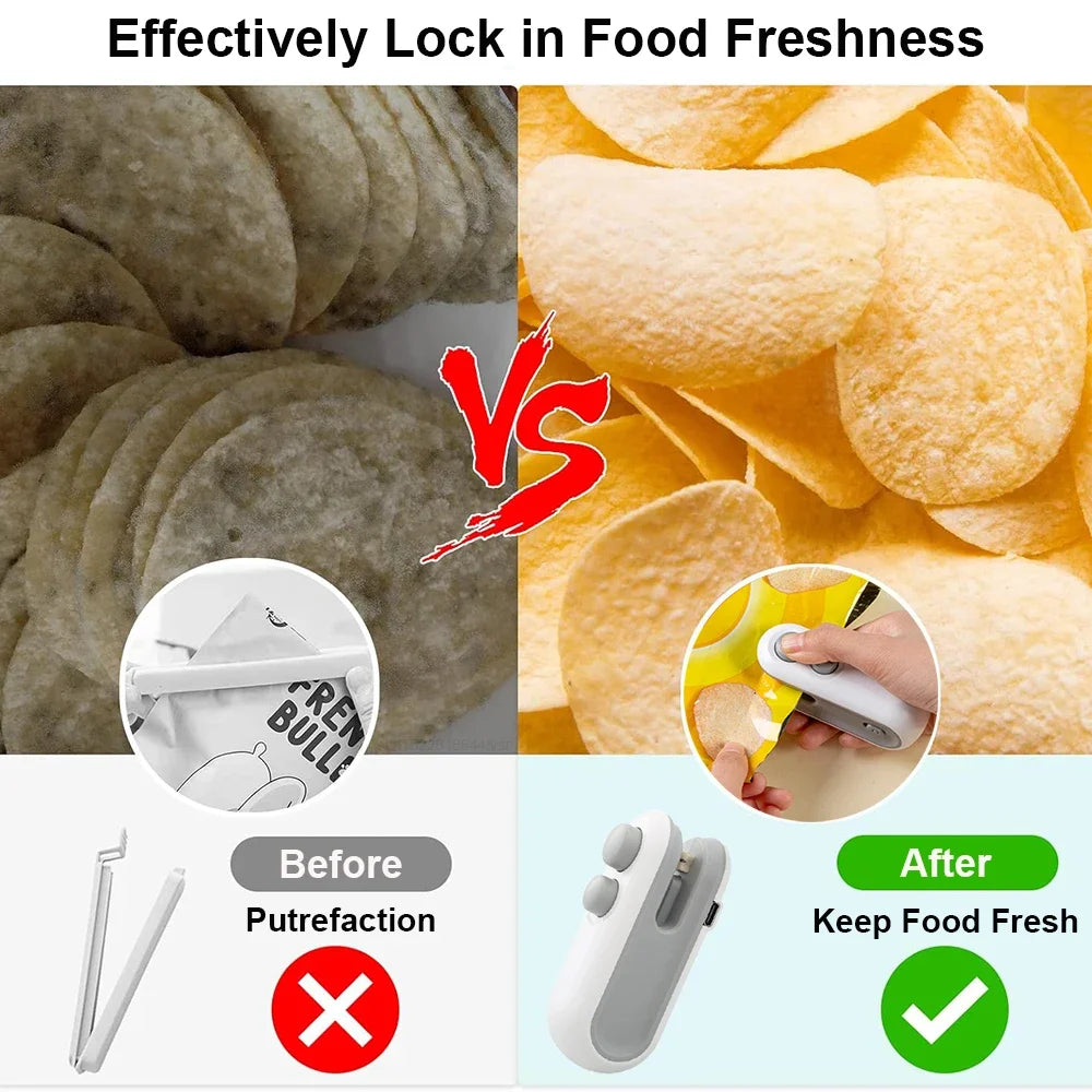 Rechargeable Mini Food Storage Sealant Machine