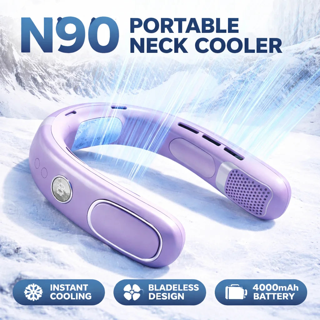 Cooling 5-Speed Bladeless Neck Fan, USB