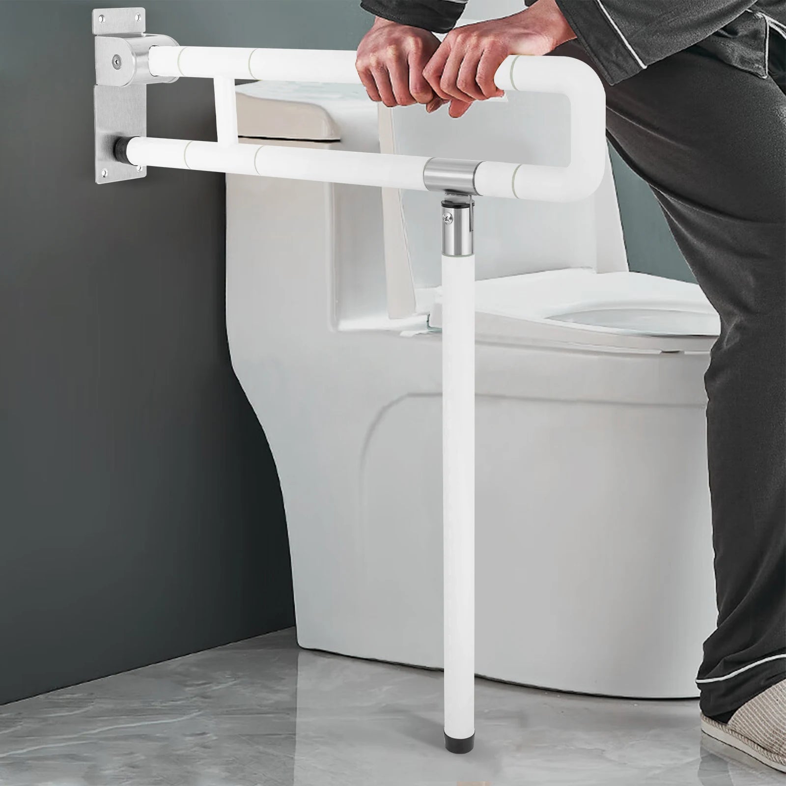 Bathroom Toilet Grab Bar Stand Assist